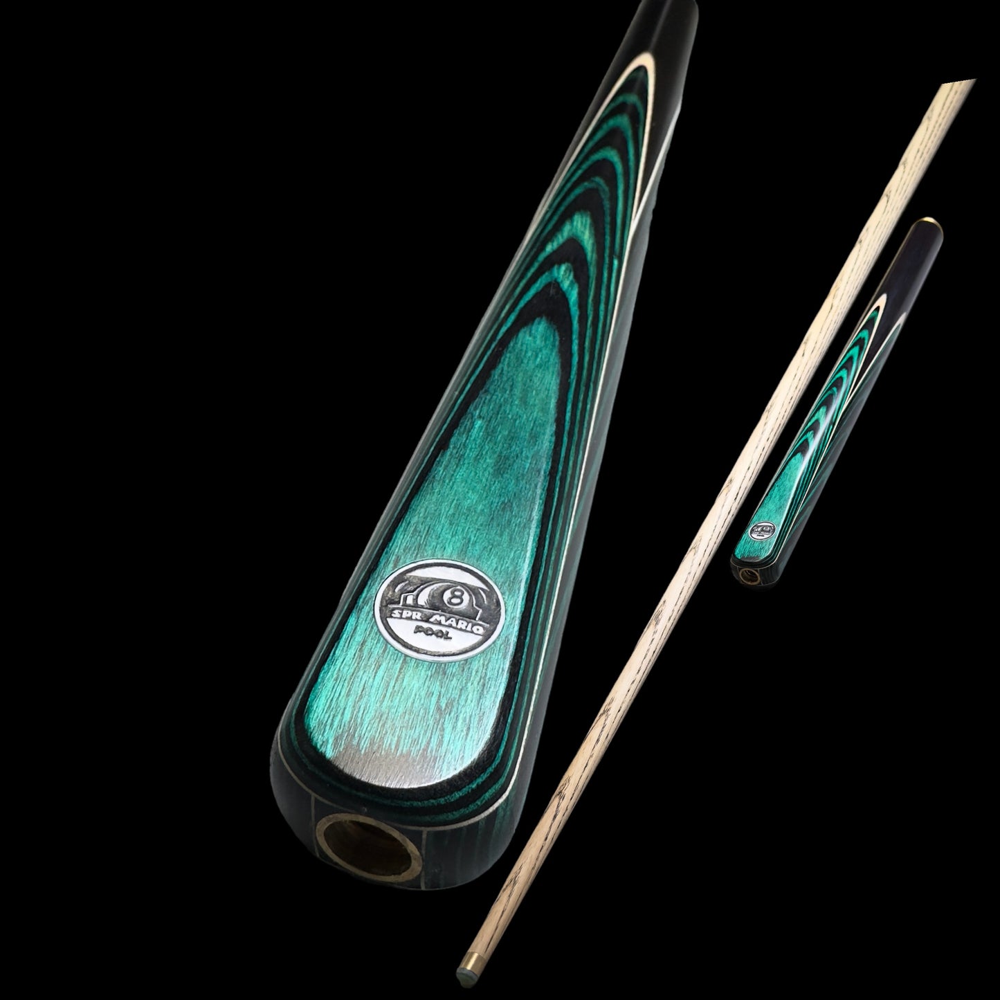 SPR Edition Cue β Green Galaxy Gladiator& Yellow Spear π