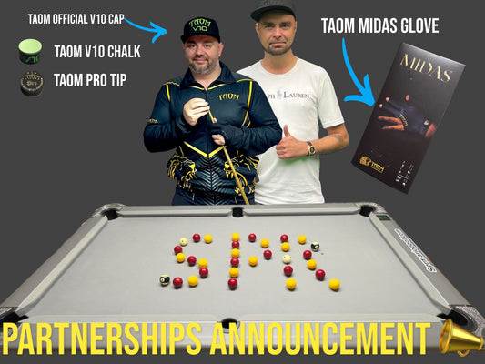 Taom Billiards Renews Partnership with Mario Banac, UK's Premier Pool Influencer